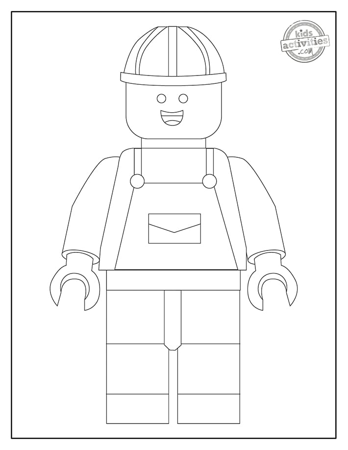 85 Lego Coloring Page Ideas: Building Block Fun 35