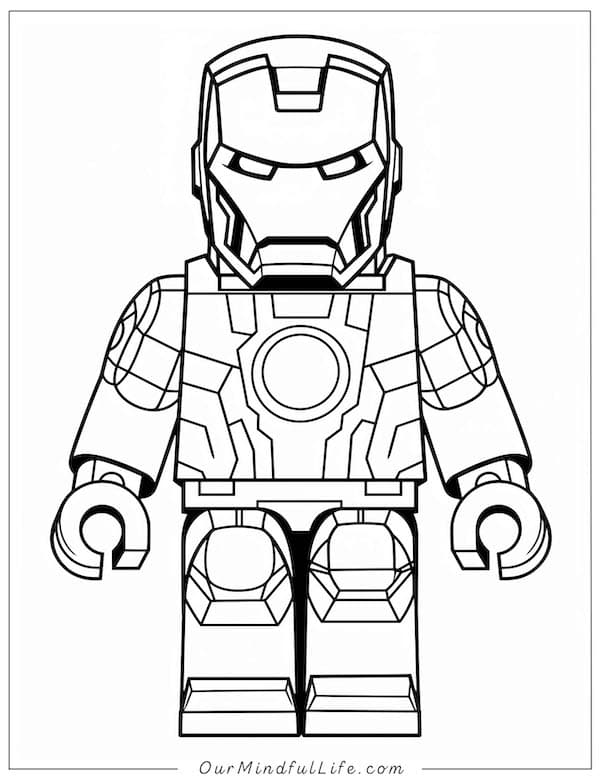 85 Lego Coloring Page Ideas: Building Block Fun 37