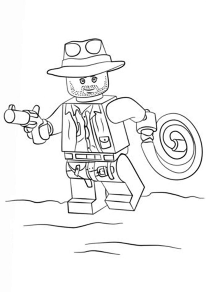 85 Lego Coloring Page Ideas: Building Block Fun 44