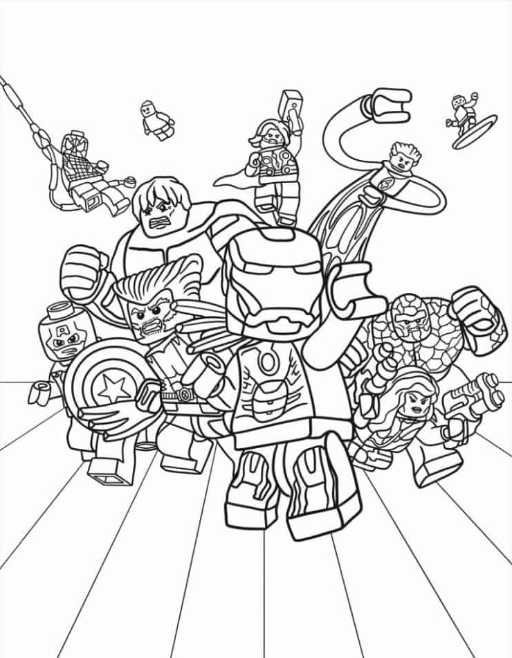 85 Lego Coloring Page Ideas: Building Block Fun 51