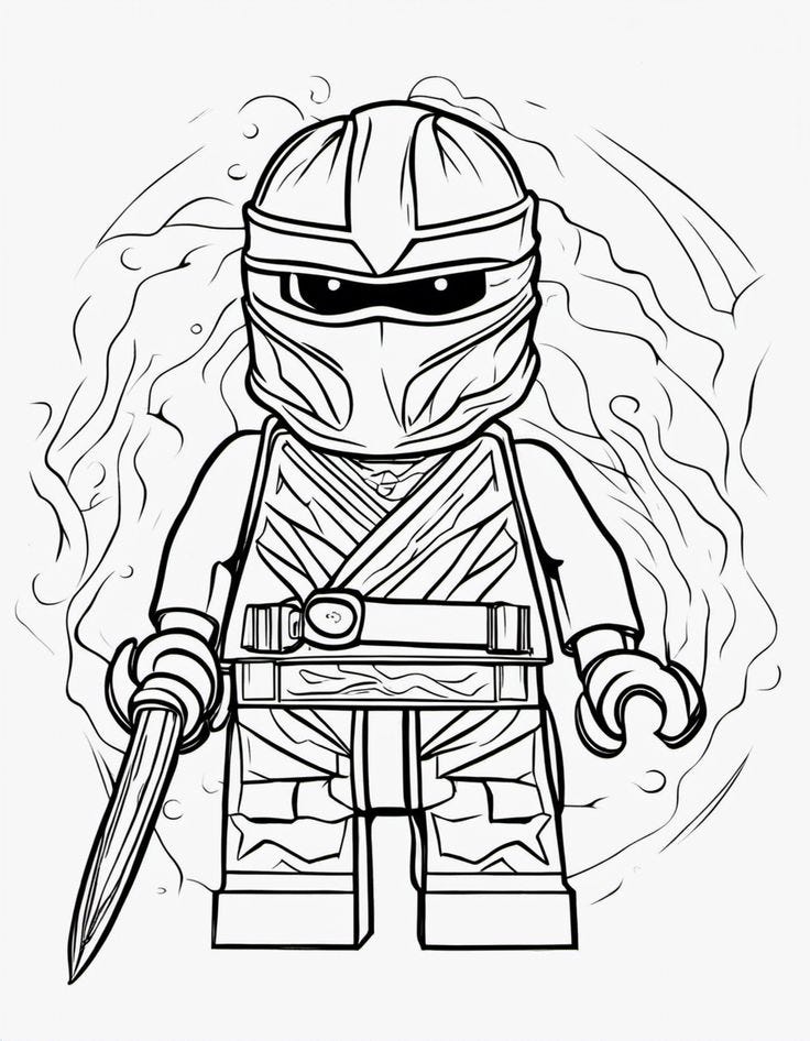 85 Lego Coloring Page Ideas: Building Block Fun 52