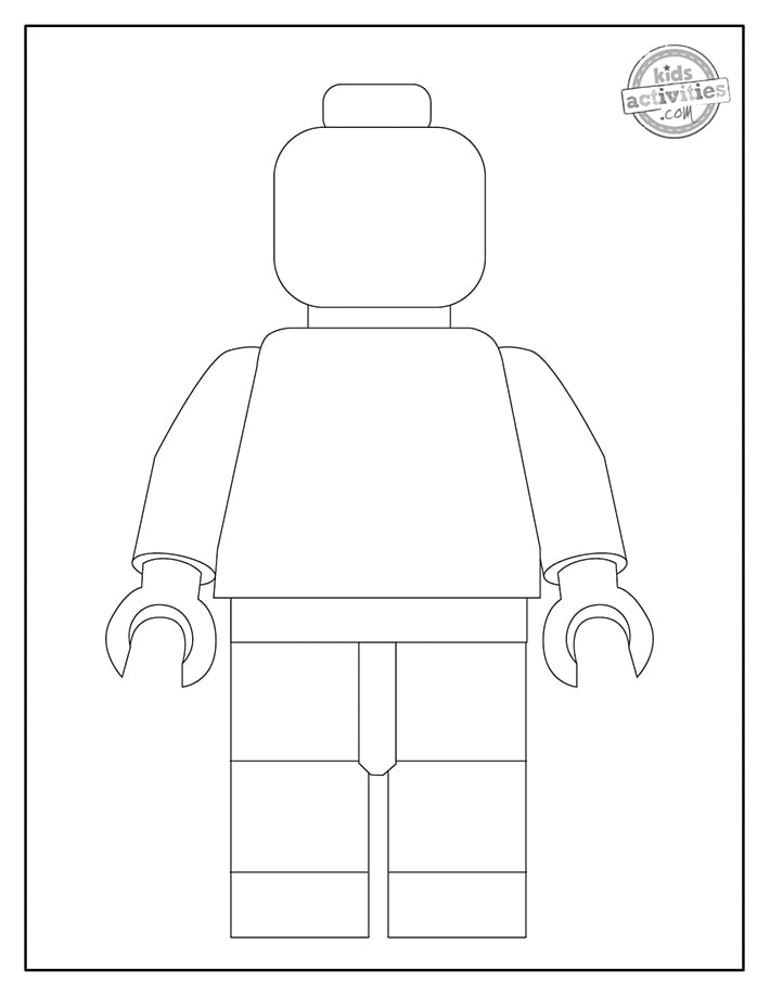 85 Lego Coloring Page Ideas: Building Block Fun 55