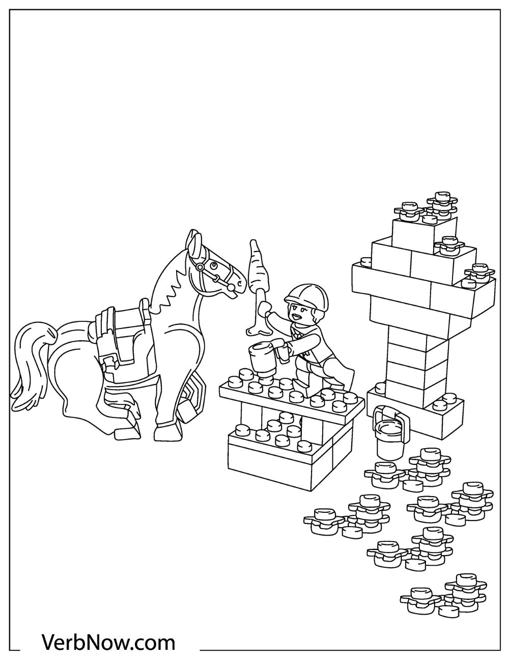 85 Lego Coloring Page Ideas: Building Block Fun 57