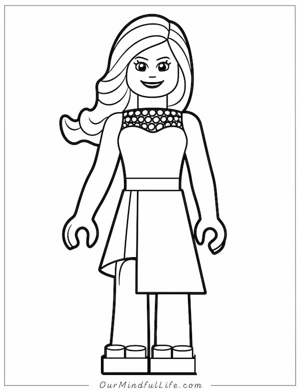 85 Lego Coloring Page Ideas: Building Block Fun 84