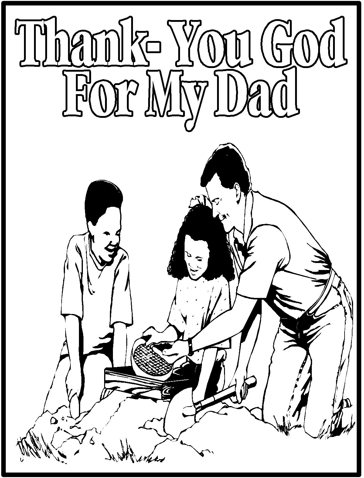 99 Fathers Day Coloring Pages Printable 15