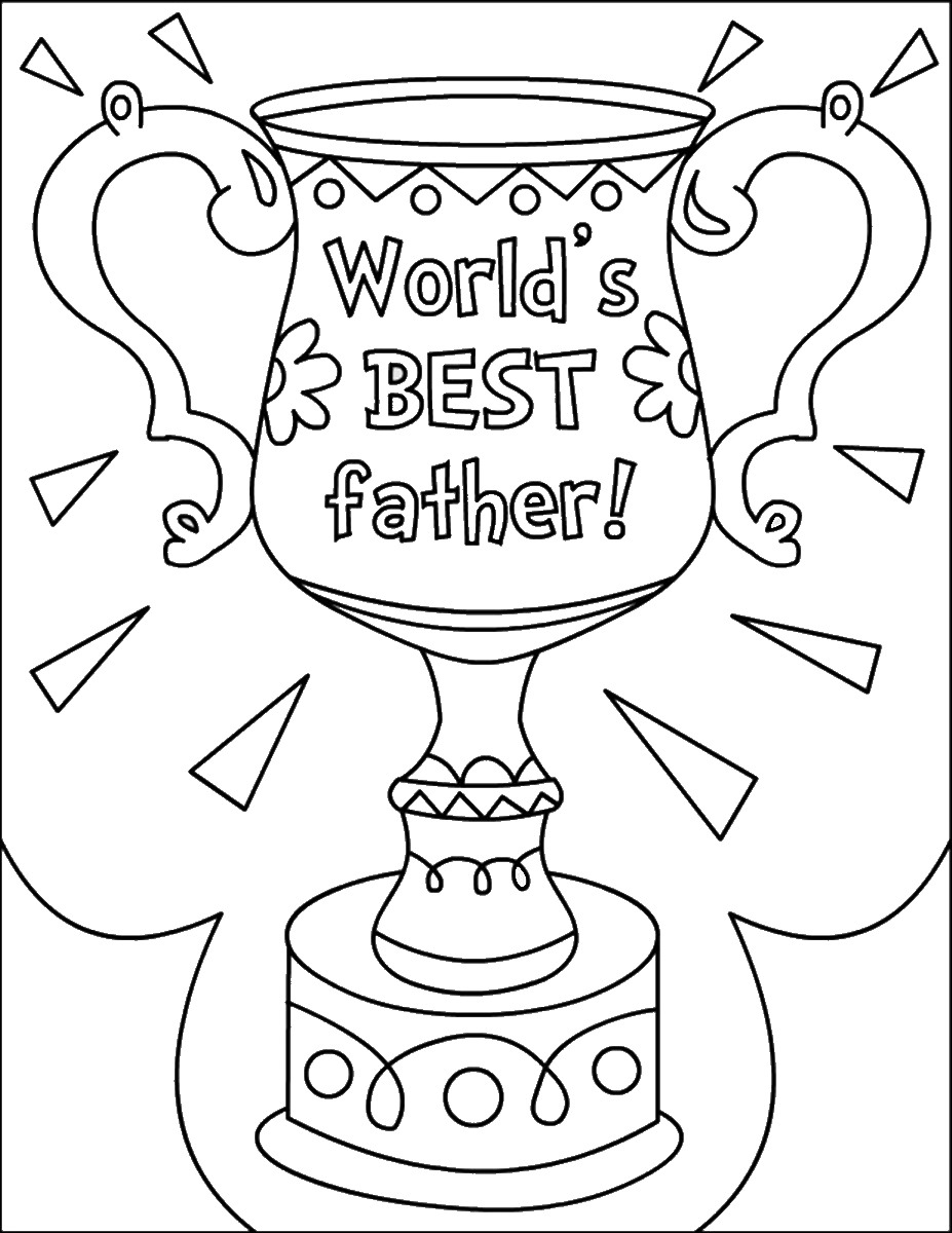 99 Fathers Day Coloring Pages Printable 17