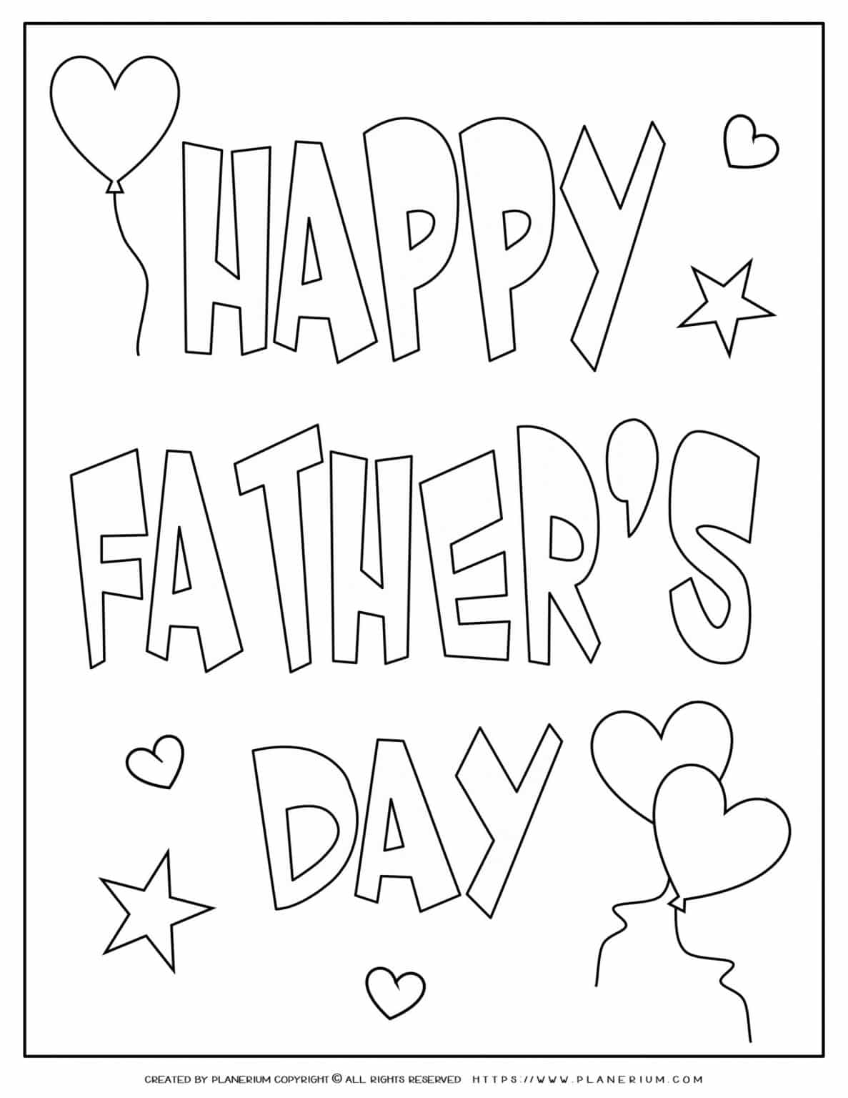 99 Fathers Day Coloring Pages Printable 30