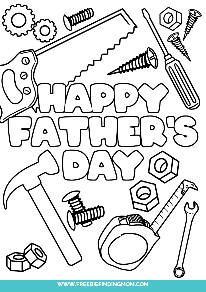 99 Fathers Day Coloring Pages Printable 48