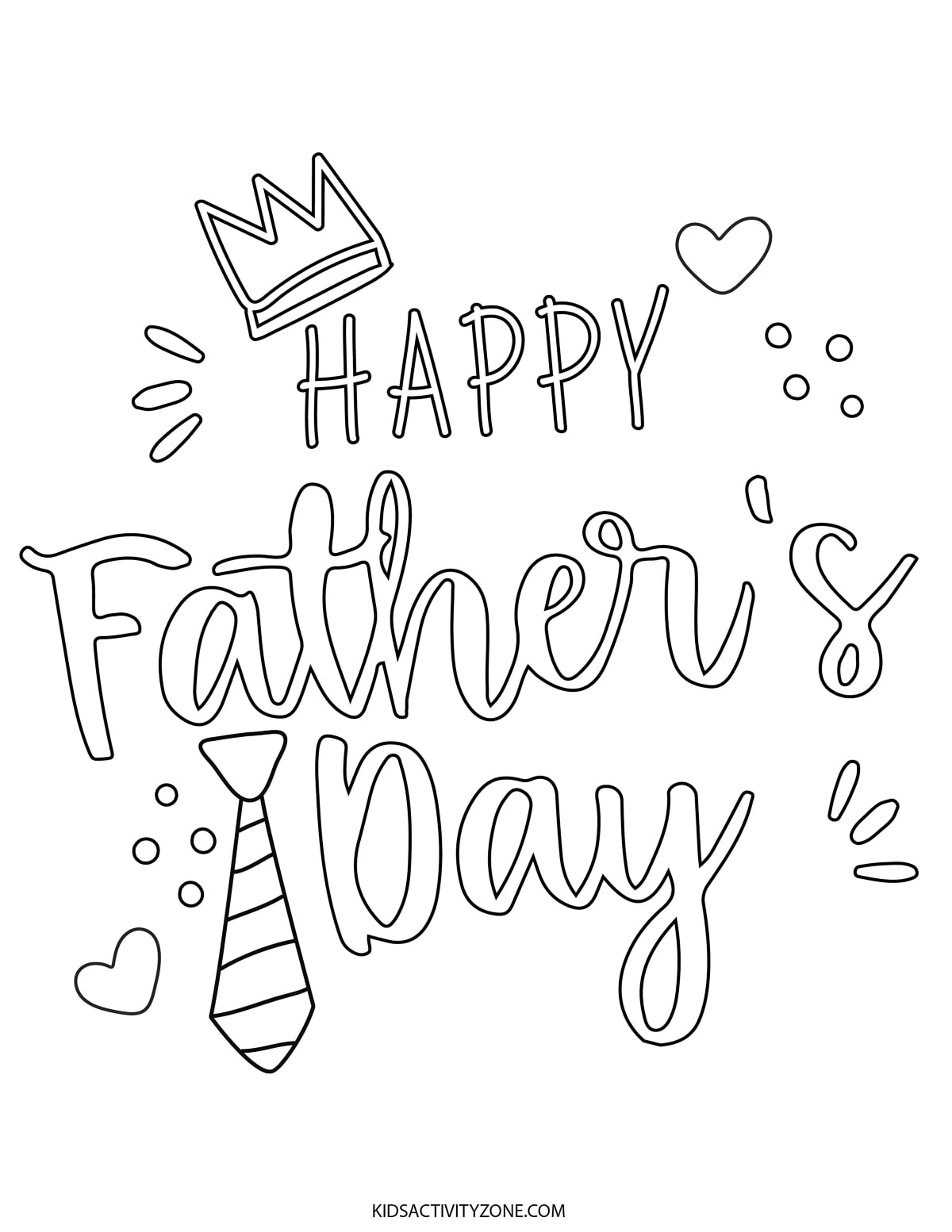 99 Fathers Day Coloring Pages Printable 5