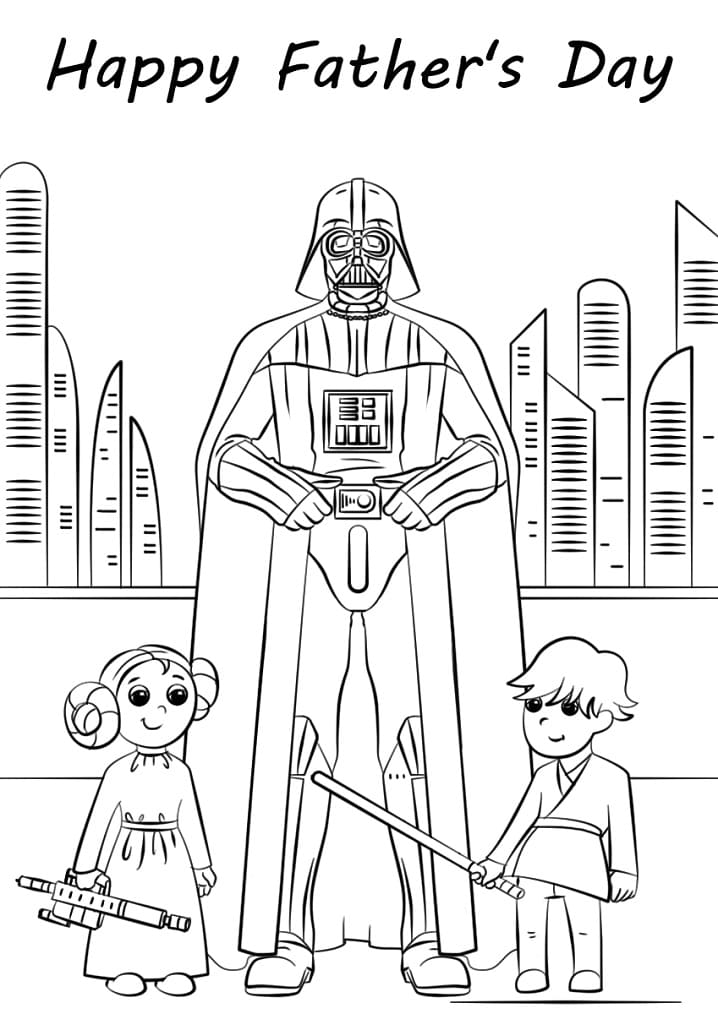 99 Fathers Day Coloring Pages Printable 56