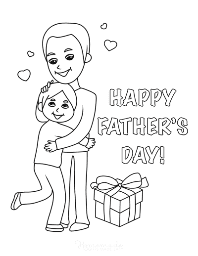 99 Fathers Day Coloring Pages Printable 78