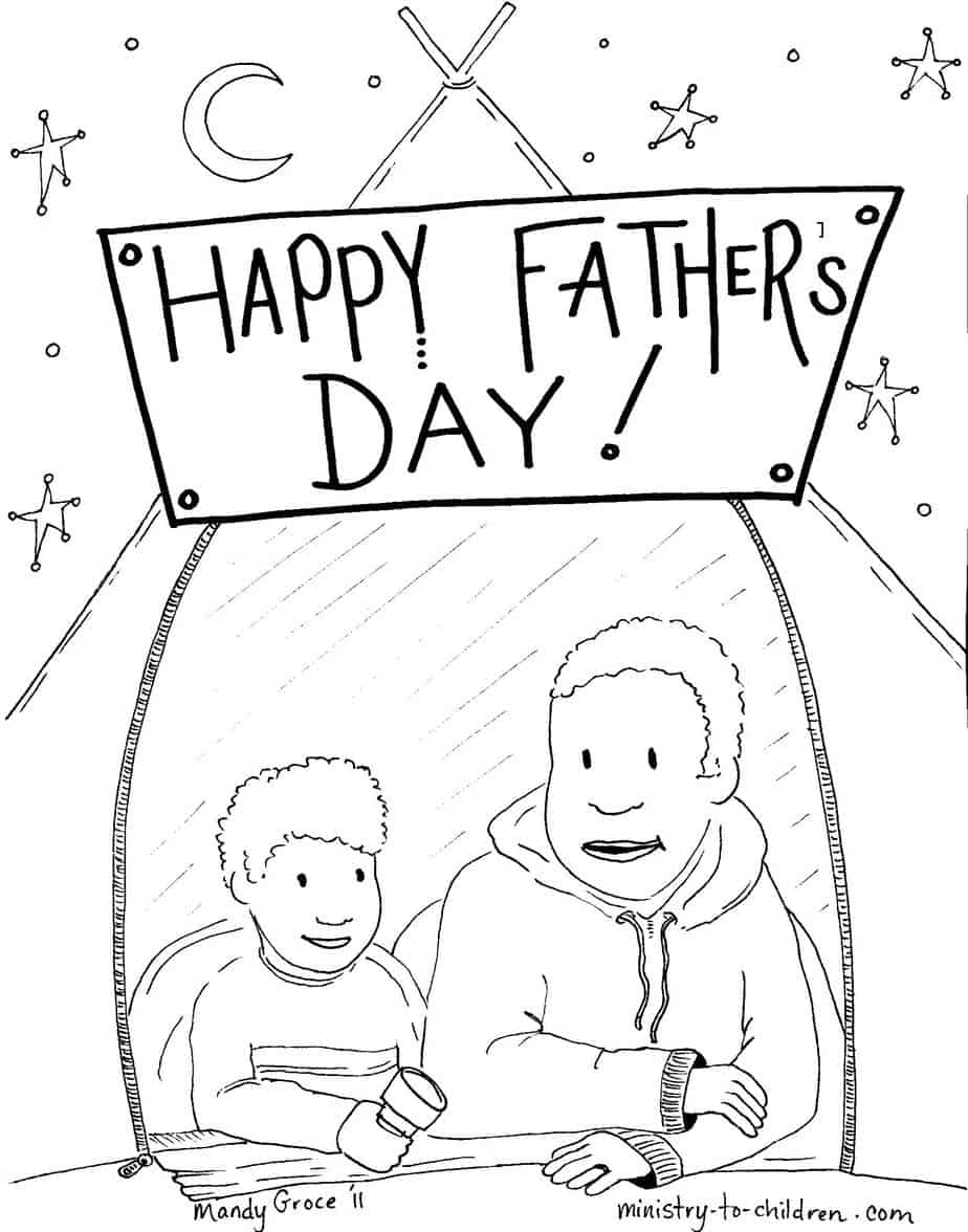 99 Fathers Day Coloring Pages Printable 85