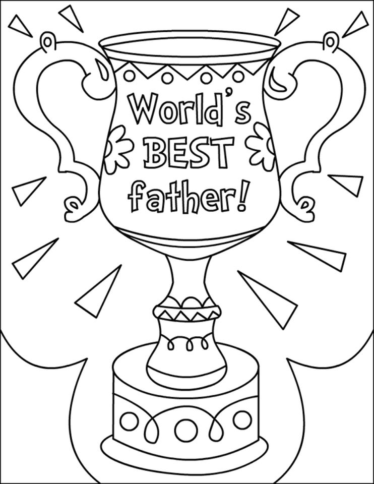 99 Fathers Day Coloring Pages Printable 91