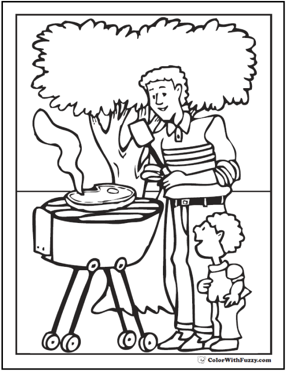 99 Fathers Day Coloring Pages Printable 98