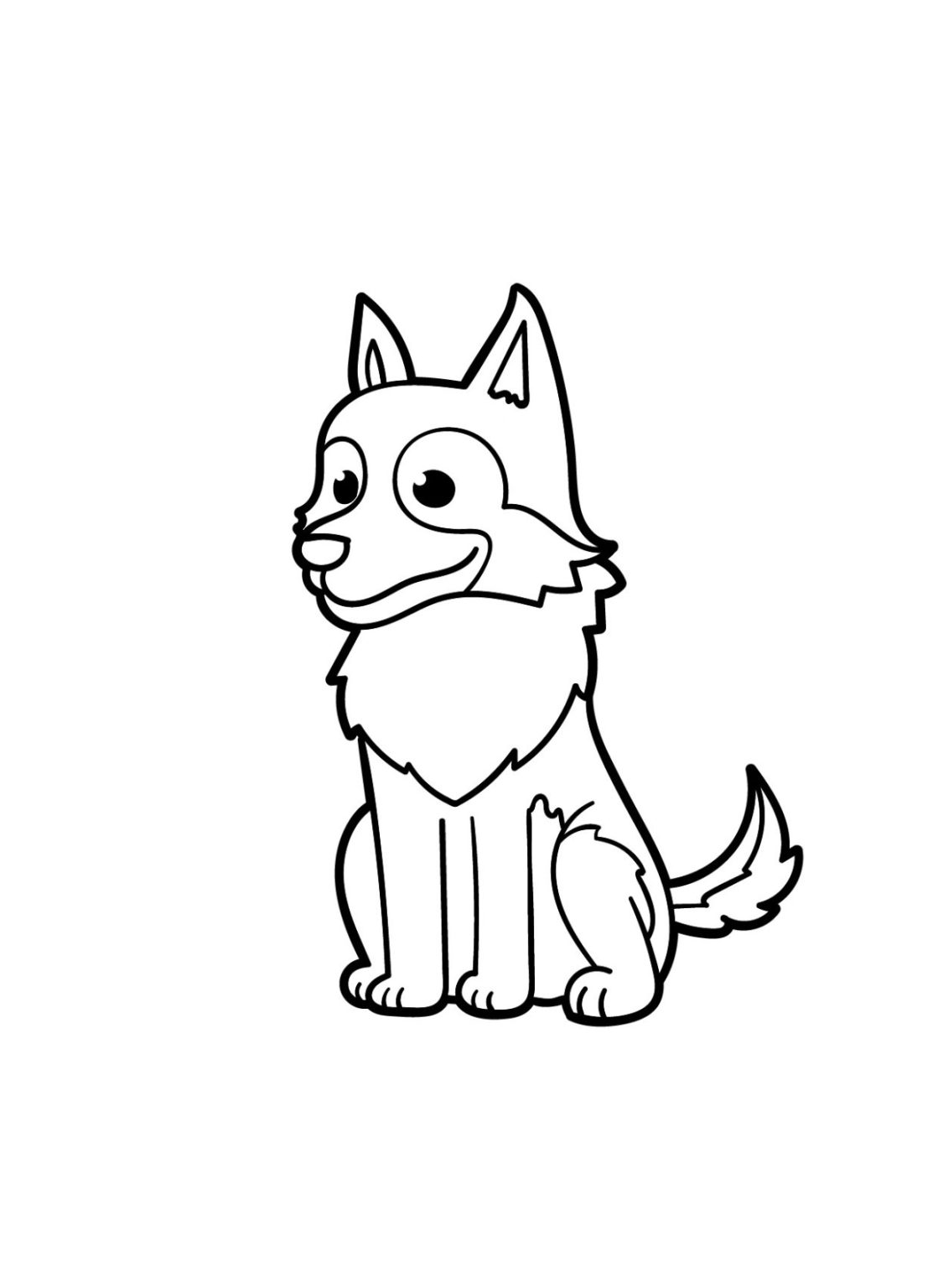 100 German Shepherd Coloring Pages Printable 18