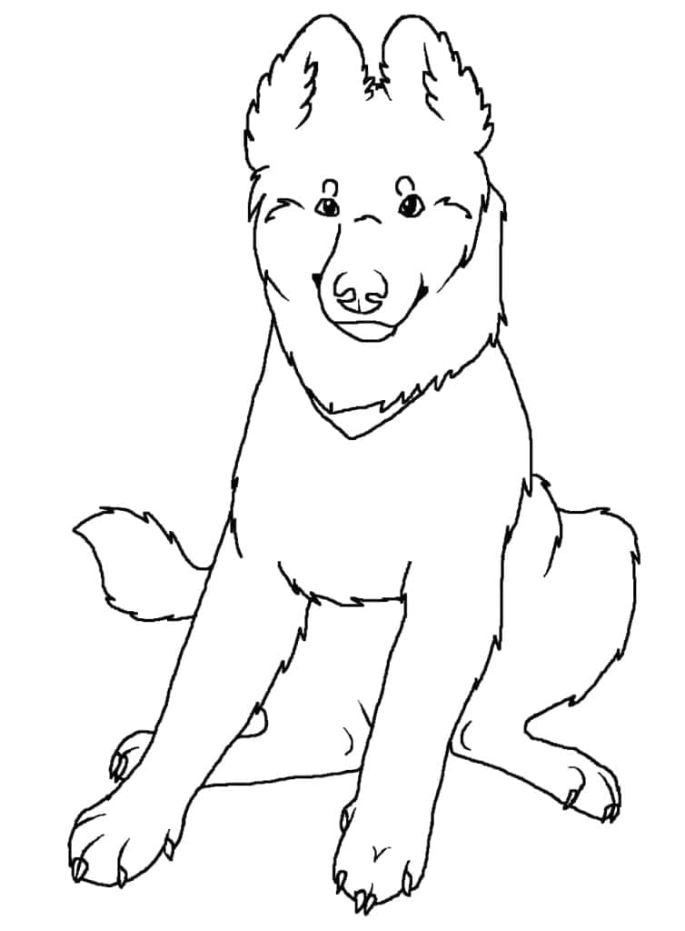 100 German Shepherd Coloring Pages Printable 29