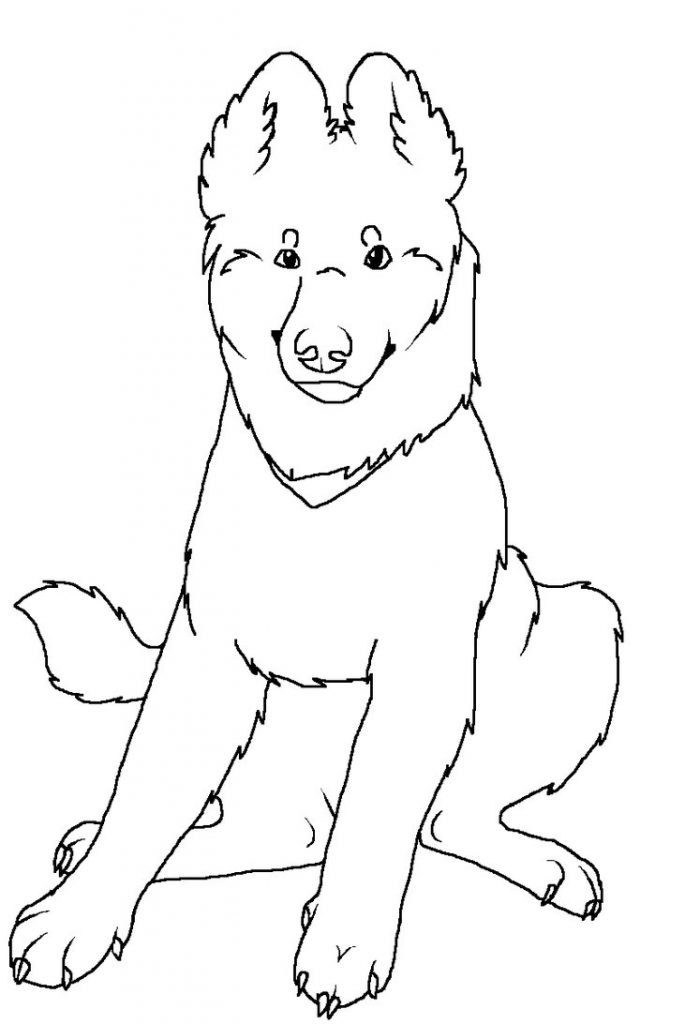 100 German Shepherd Coloring Pages Printable 42