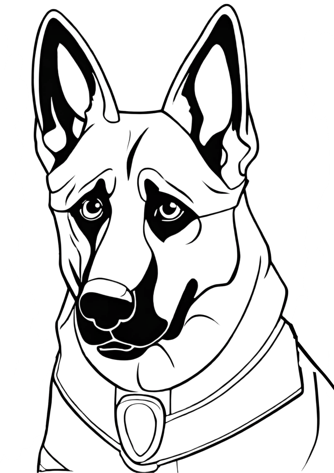 100 German Shepherd Coloring Pages Printable 53