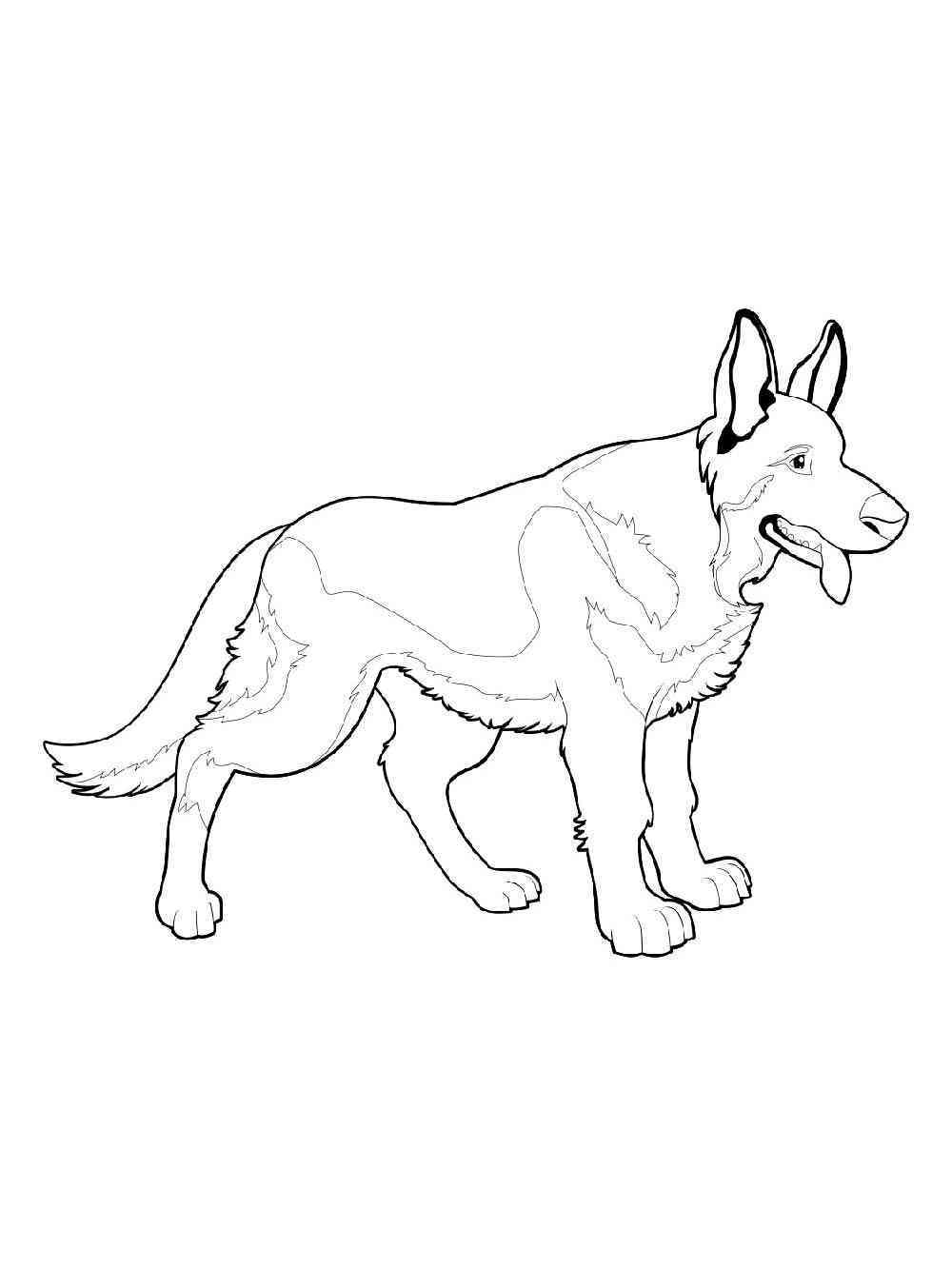 100 German Shepherd Coloring Pages Printable 58