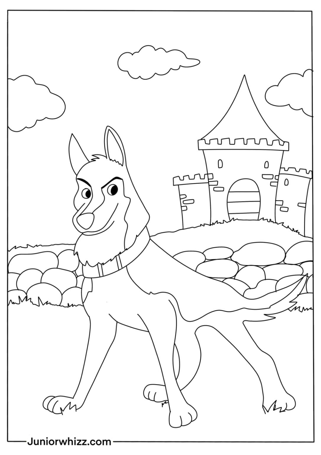 100 German Shepherd Coloring Pages Printable 60