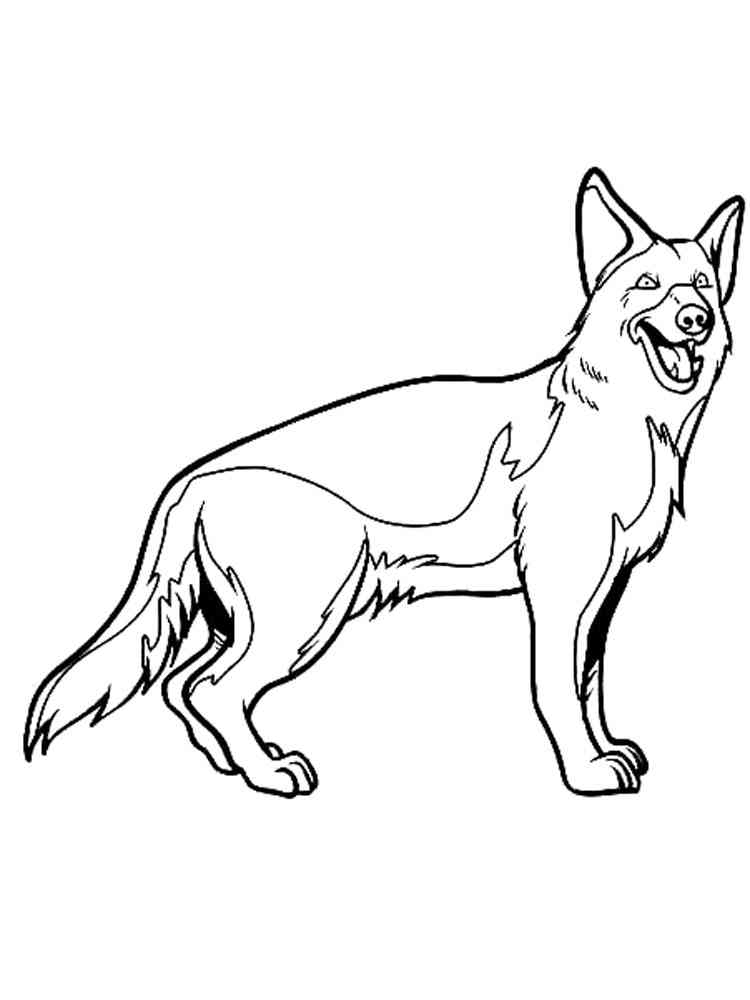 100 German Shepherd Coloring Pages Printable 61