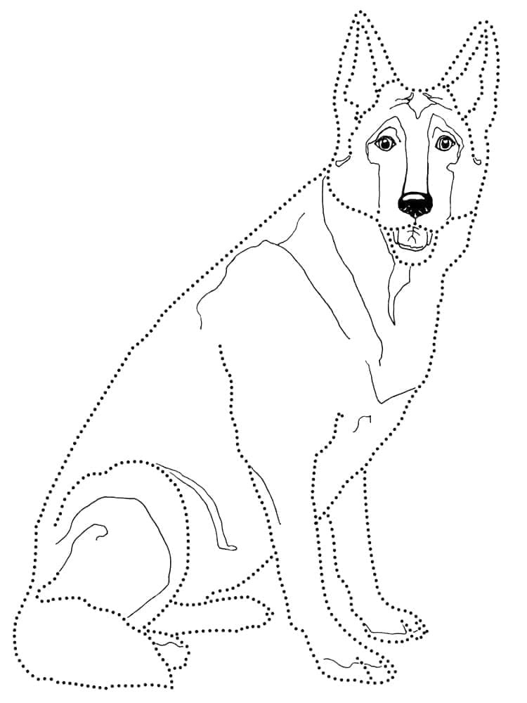 100 German Shepherd Coloring Pages Printable 62