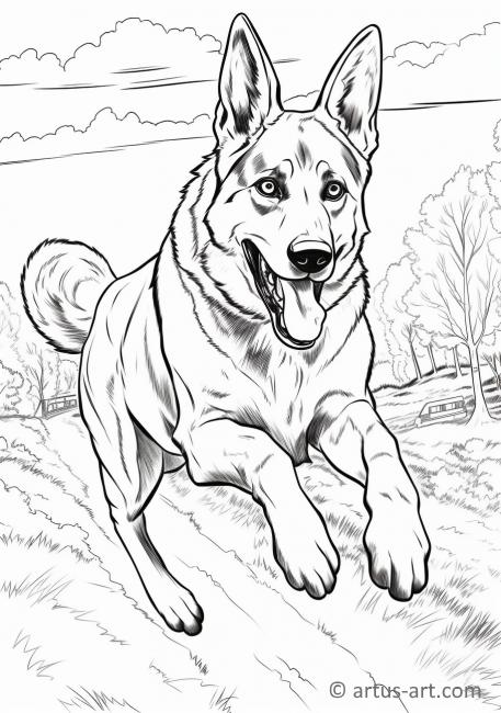 100 German Shepherd Coloring Pages Printable 72