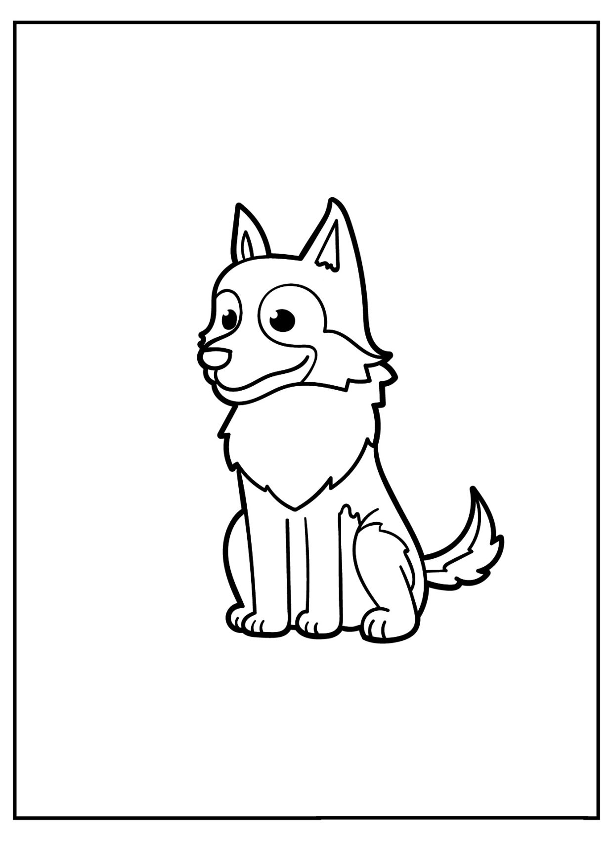 100 German Shepherd Coloring Pages Printable 77