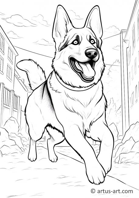 100 German Shepherd Coloring Pages Printable 86