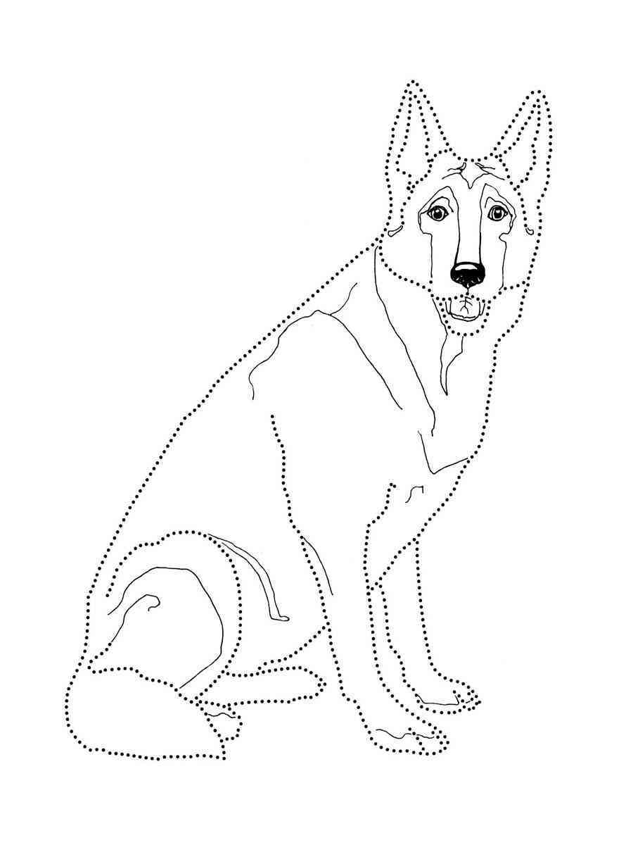 100 German Shepherd Coloring Pages Printable 89