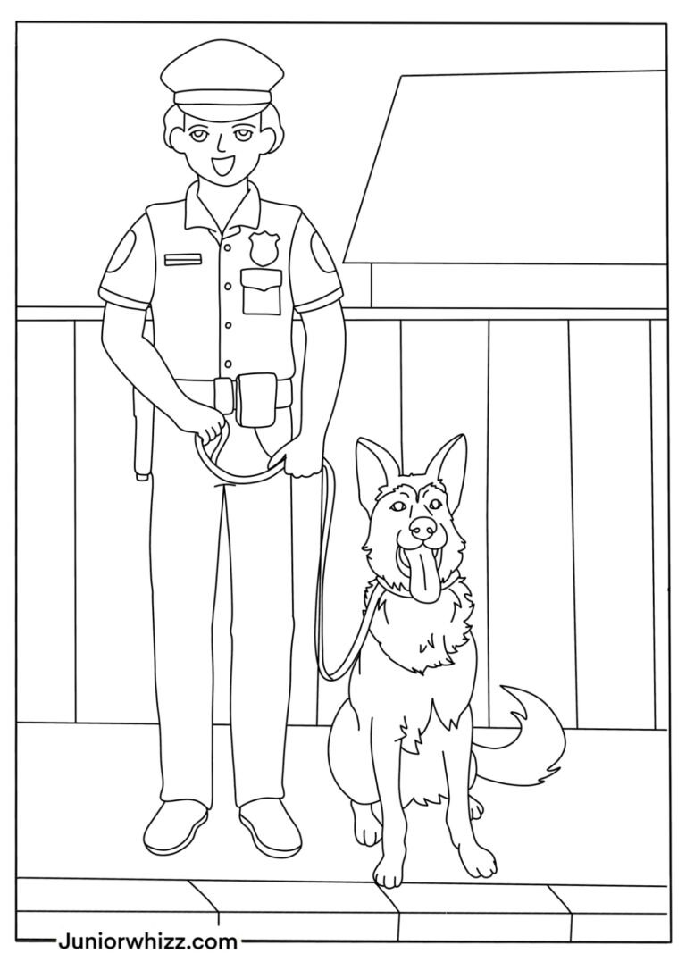 german shepherd coloring pages printable jpg