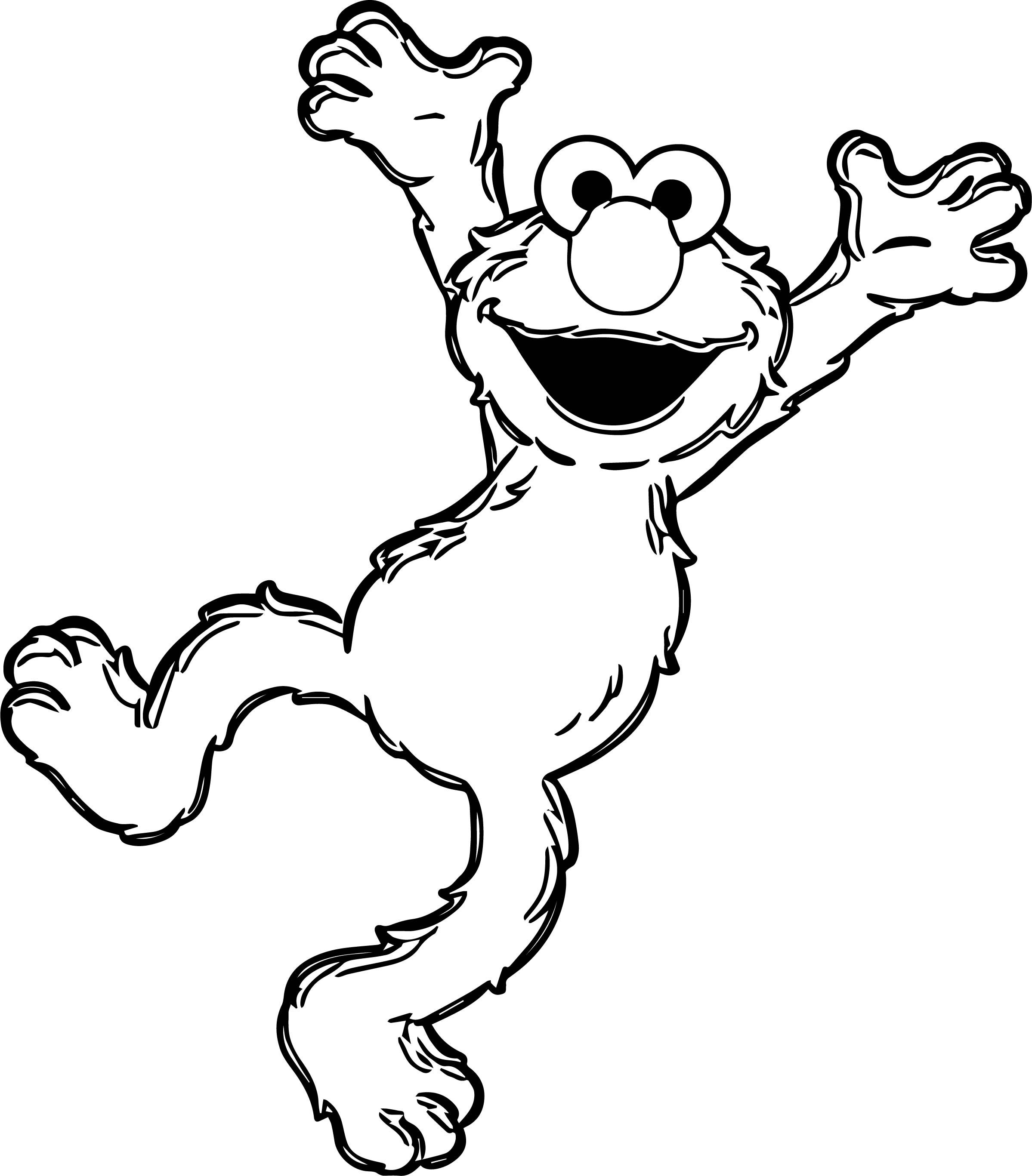 101 Free Elmo Coloring Pages for Kids Printable 13