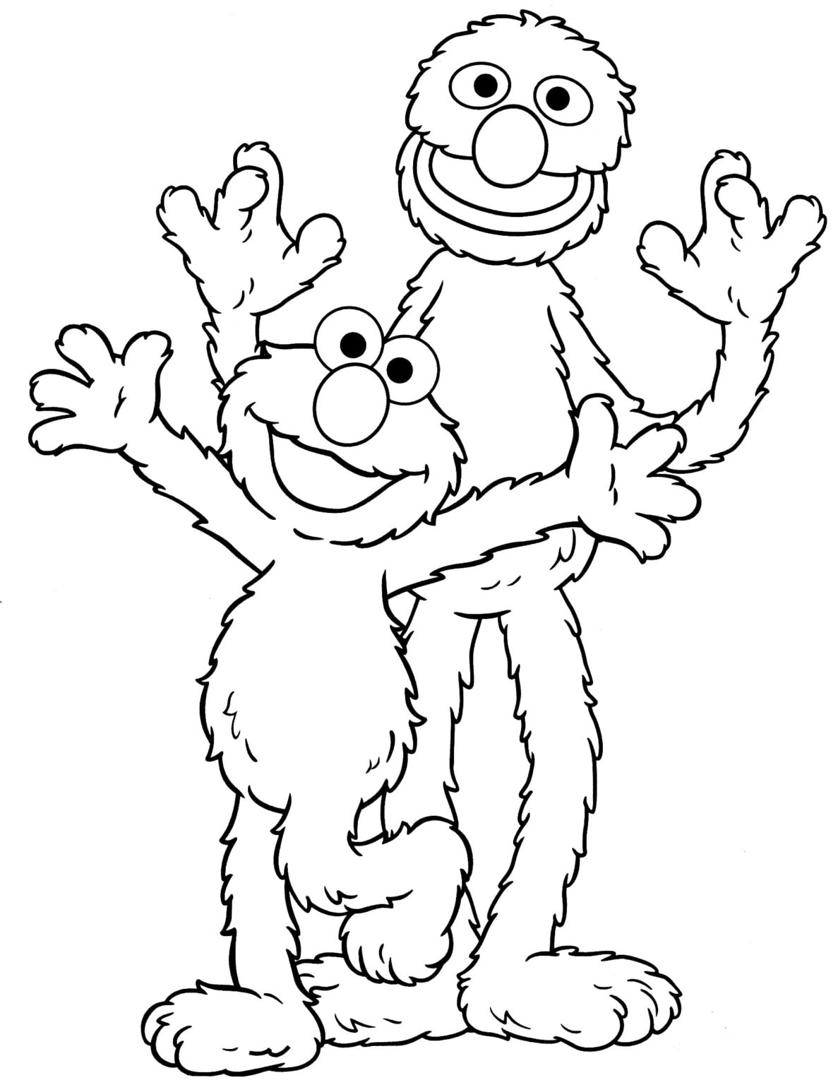 101 Free Elmo Coloring Pages for Kids Printable 23