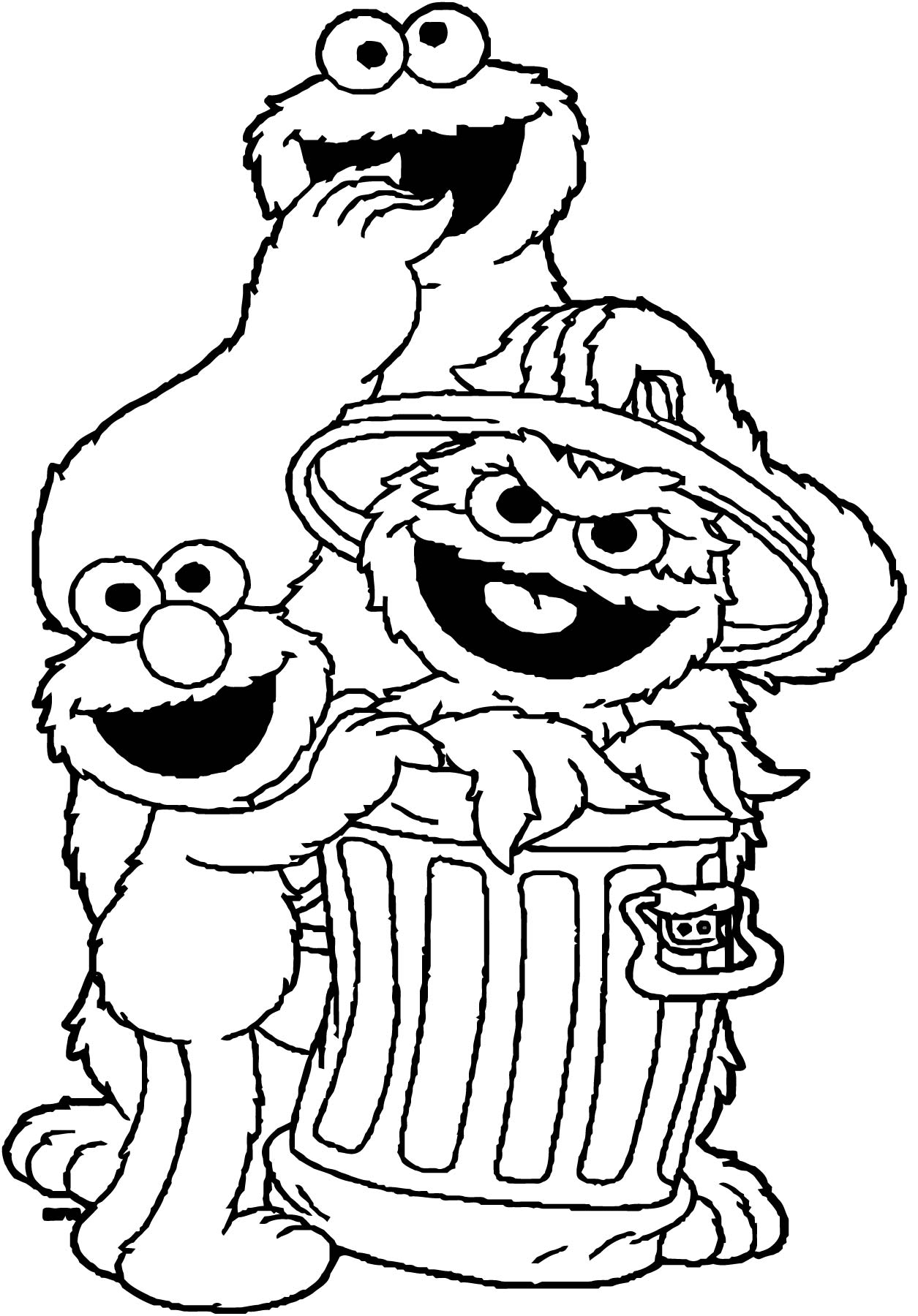 101 Free Elmo Coloring Pages for Kids Printable 27