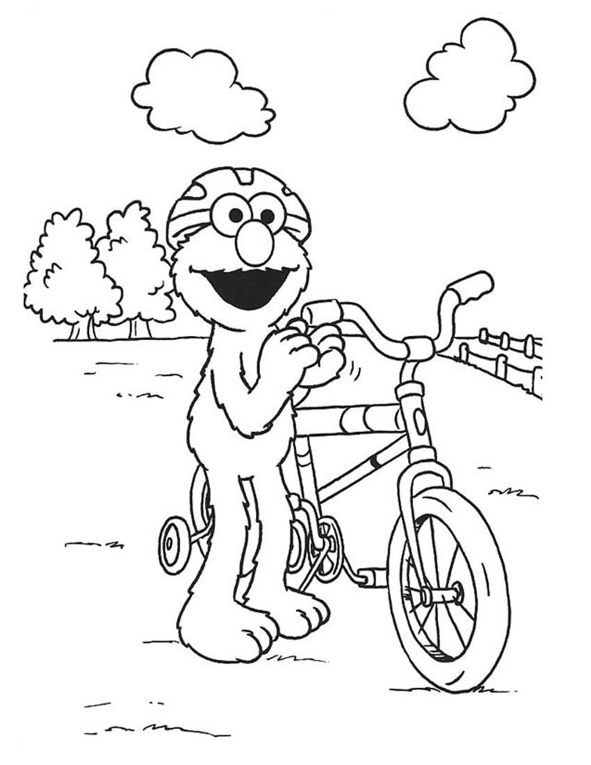 101 Free Elmo Coloring Pages for Kids Printable 3