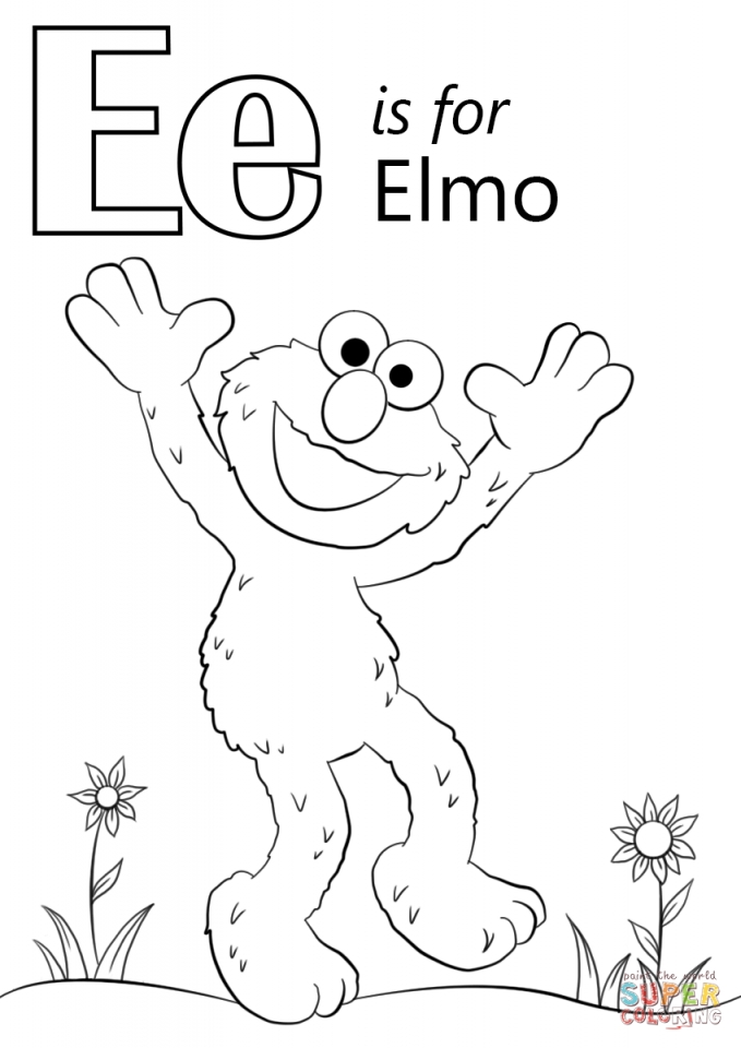 101 Free Elmo Coloring Pages for Kids Printable 34