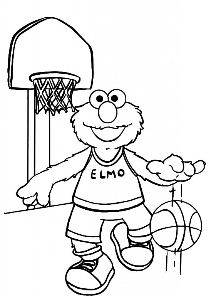 101 Free Elmo Coloring Pages for Kids Printable 37