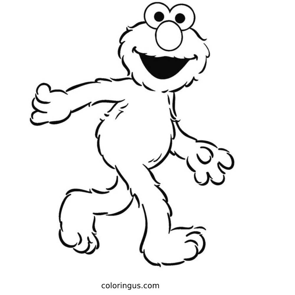 101 Free Elmo Coloring Pages for Kids Printable 39