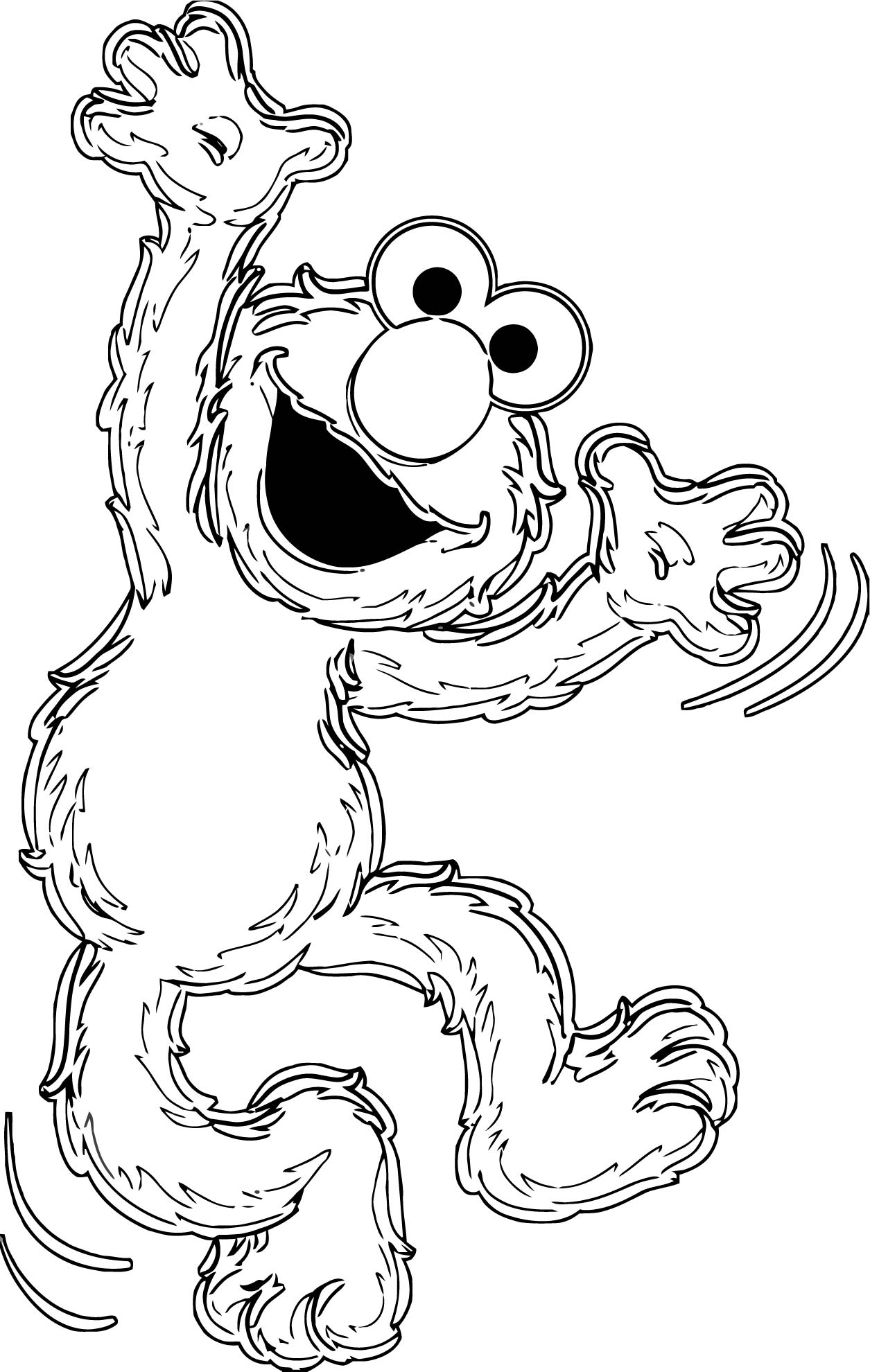 101 Free Elmo Coloring Pages for Kids Printable 49