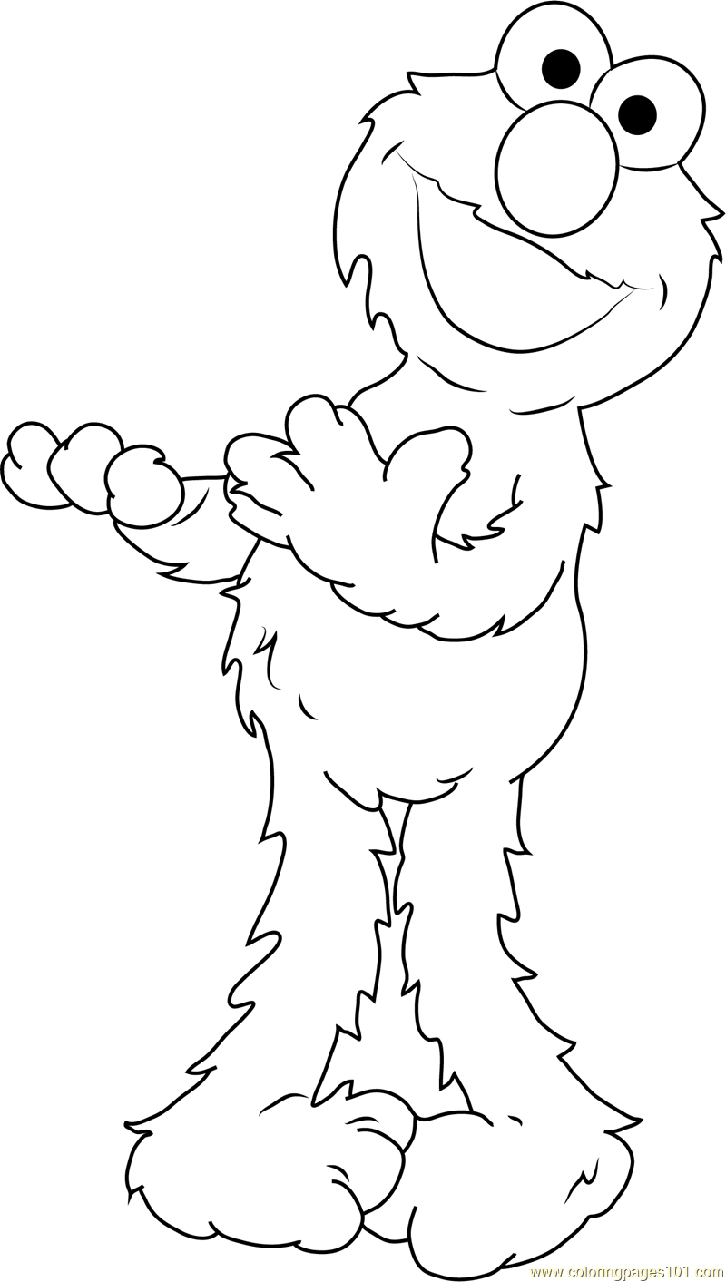 101 Free Elmo Coloring Pages for Kids Printable 5