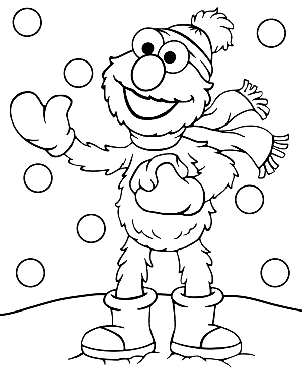 101 Free Elmo Coloring Pages for Kids Printable 55