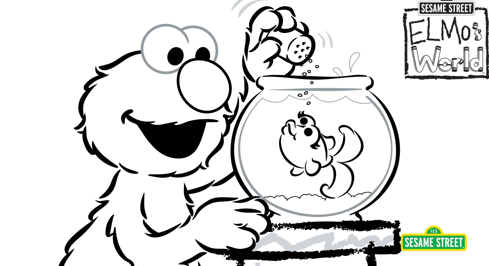 101 Free Elmo Coloring Pages for Kids Printable 57