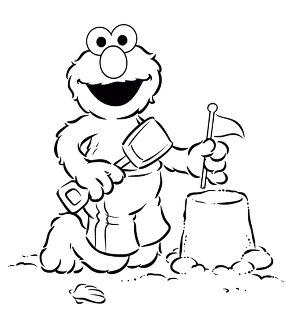 101 Free Elmo Coloring Pages for Kids Printable 58