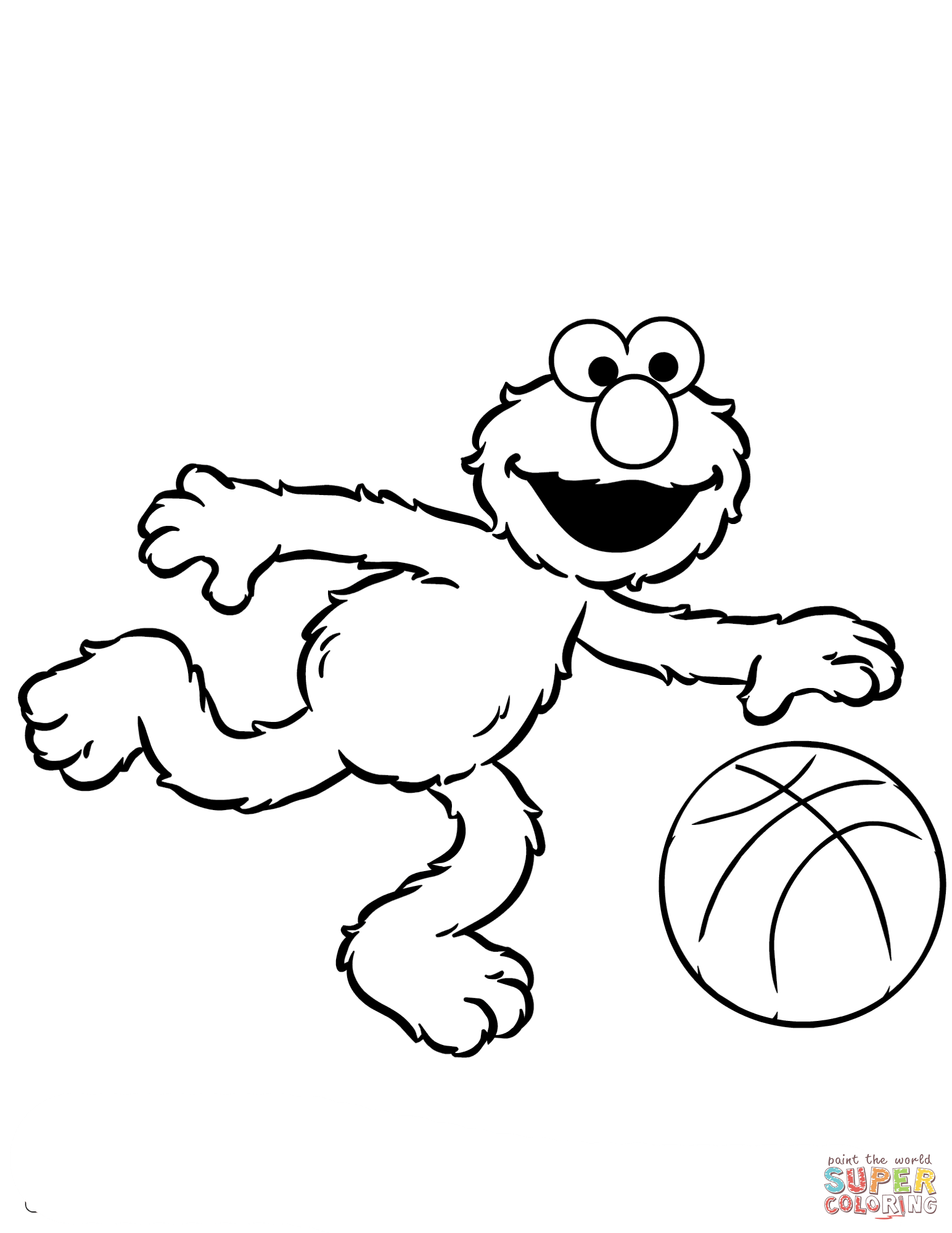 101 Free Elmo Coloring Pages for Kids Printable 6