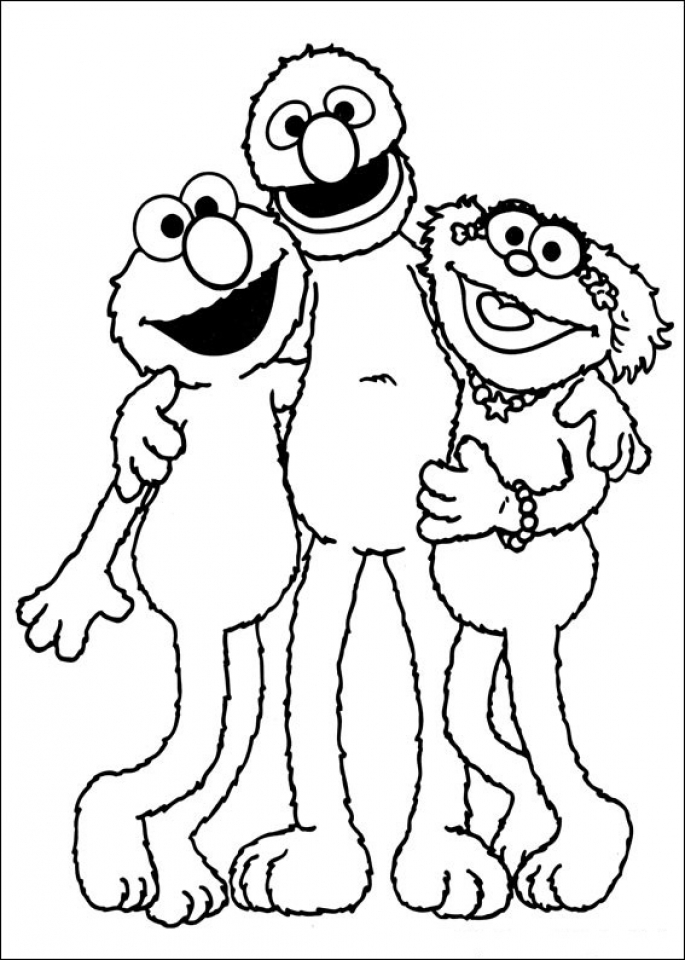 101 Free Elmo Coloring Pages for Kids Printable 63