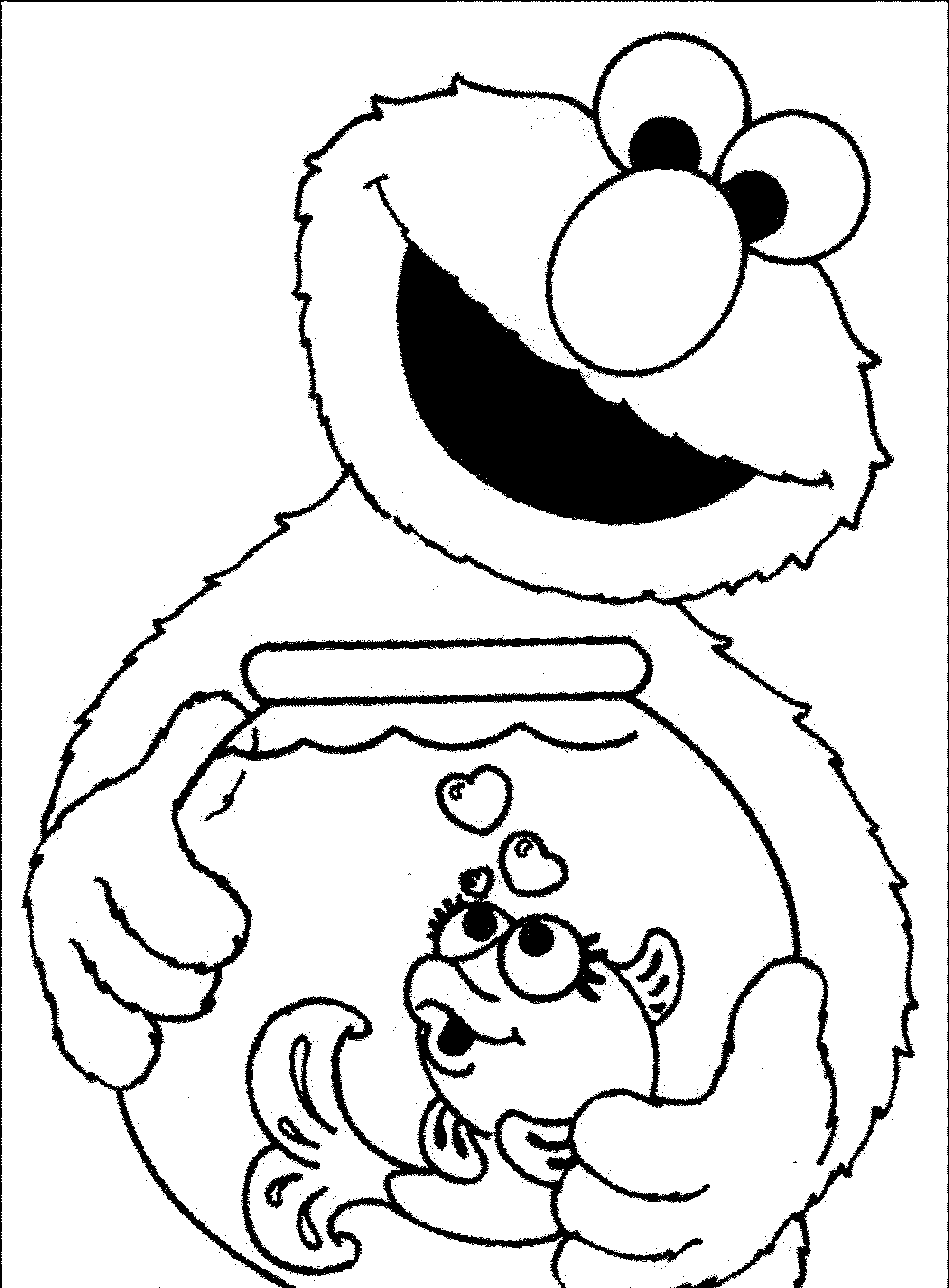 101 Free Elmo Coloring Pages for Kids Printable 66