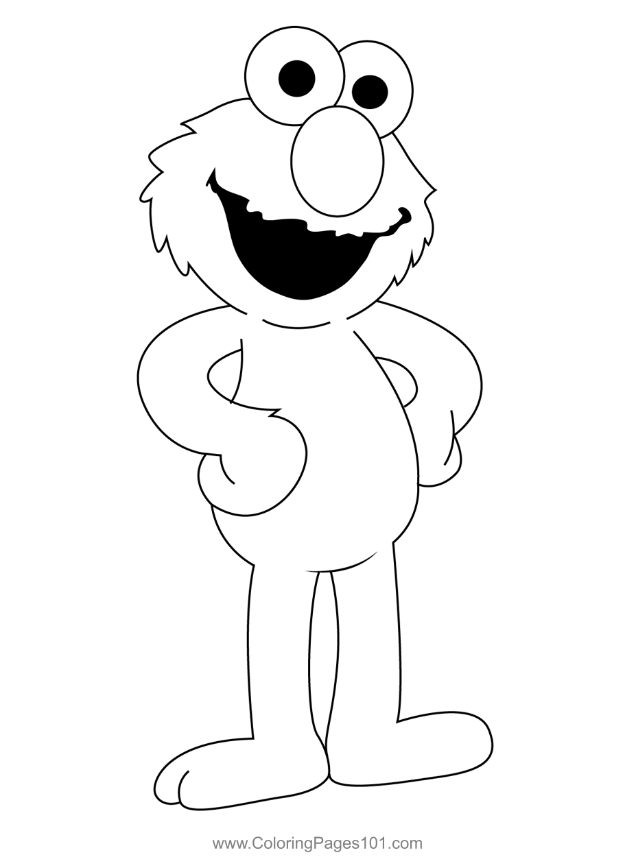 101 Free Elmo Coloring Pages for Kids Printable 68