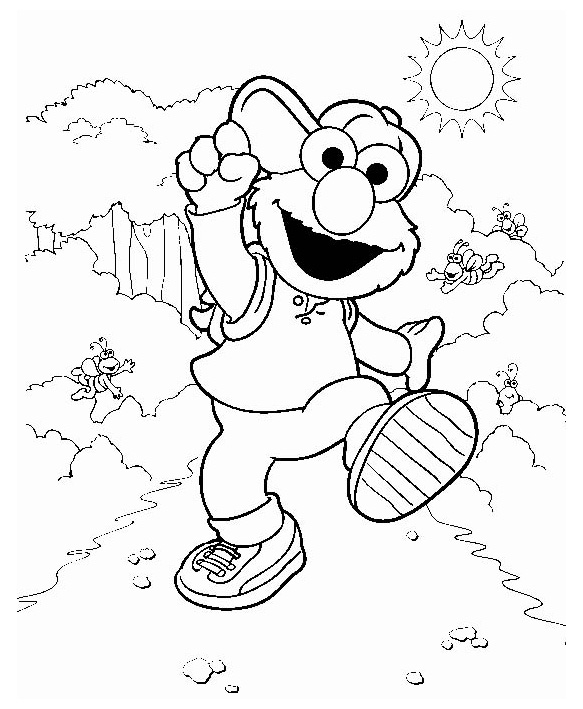 101 Free Elmo Coloring Pages for Kids Printable 69