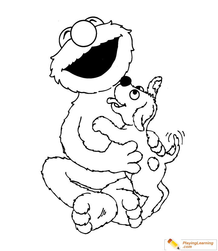 101 Free Elmo Coloring Pages for Kids Printable 73