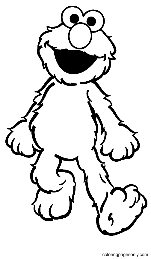 101 Free Elmo Coloring Pages for Kids Printable 79